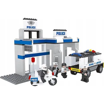 ostatní stavebnice Stavebnice Policie 285 dílů Policejní Stanice DROMEDÁR