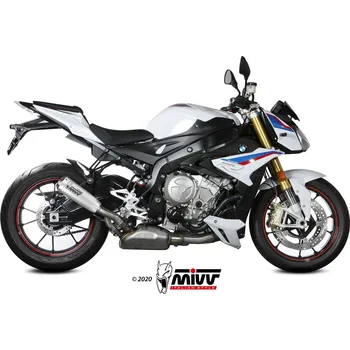 Výfuk pro motocykl MIVV X-M1 tlumič výfuku - titan/nerezová ocel BMW S1000R B.030.LC4T
