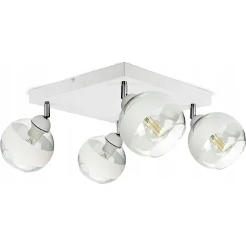 Závěsné stropní svítidlo lustr bílé skleněné koule White Belt - AG4 LED E27