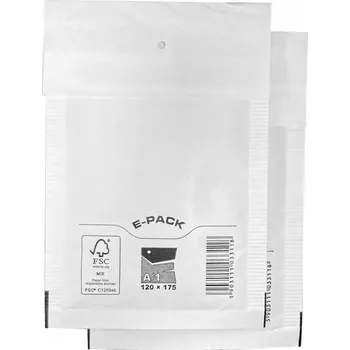 Obálka Bublinková obálka E-Pack A11 bílá 120x175 mm 50 ks