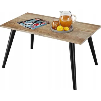 Konferenční stolek SKANDINÁVSKÝ KONFERENČNÍ STOLEK RETRO BUKOVÉ NOHY 90x50x47cm