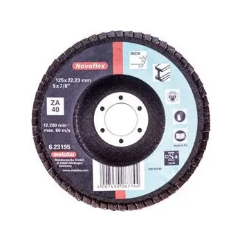 Brusný kotouč Lamelový brusný kotouč Metabo Novoflex 115 mm P 80, zirkonový korund (623177000)