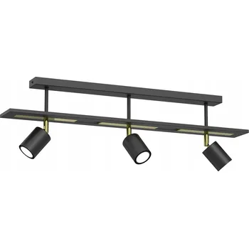 Bodové svítidlo Luminex 411 bodové svítidlo Ordea černo/zlaté 3xGU10