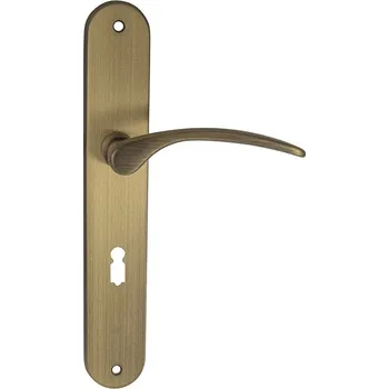 MPK - LAURA BB otvor pro klíč, klika/klika, 90 mm OGS - Bronz česaný matný