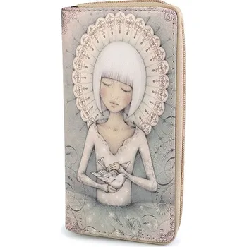 Peněženka Dámská peněženka 10x19 cm Varianta: 3 šedá světlá, Balení: 1 ks