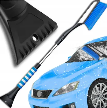 Autoškrabka VELKÁ ŠKRABKA NA LED S KARTÁČEM 2v1 NA AUTO