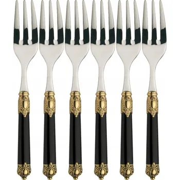 Příbor VIDLIČKY NA DORT z oceli, sada příborů BUGATTI 6 Ks. K2