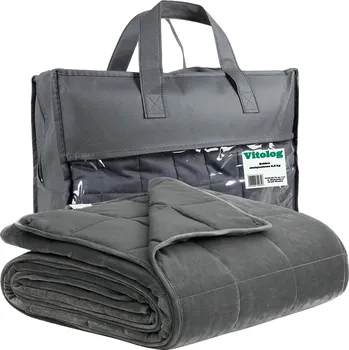 přikrývka Zátěžová přikrývka Vitolog 150 cm x 200 cm šedá