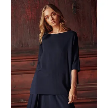 Tričko Tova Data tmavě modré Velikost: 38
