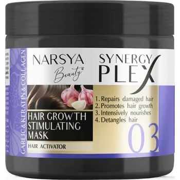 Vlasová regenerace Kolagenová maska na vlasy s česnekem 350 ml