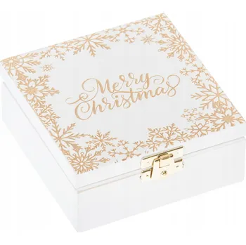 Dárková krabička KRABIČKA dřevěná krabička na vánoční dárky SVÁTKY!