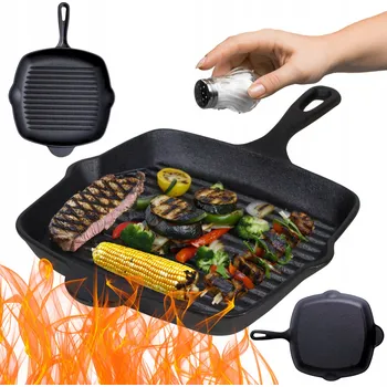 Pánev Grilovací pánev Hage 26 cm litinová