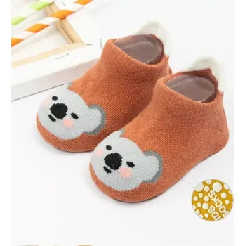 Pánské ponožky Protiskluzové ponožky - SKOŘICOVÉ - KOALA - (12-36 m) M (Značka: VICLOON)