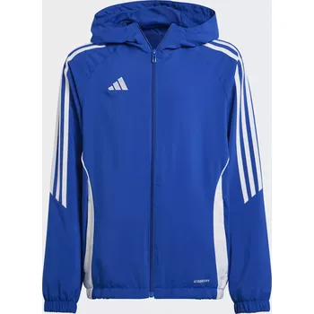 Pánská casual bunda Dětská větrovka adidas TIRO 24 s kapucí modrá (128)