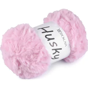 Příze Pletací příze Husky 100 g Varianta: 3 růžová sv., Balení: 1 ks