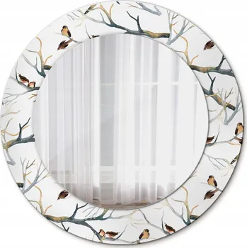 Zrcadlo Zrcadlo do obýváku pokoje Vrabčáci ptáci větve 50