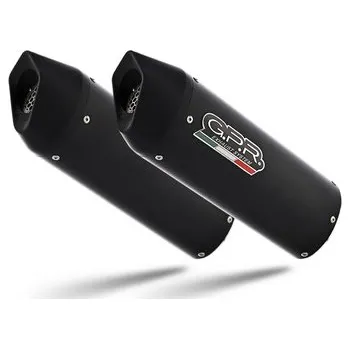 Výfuk pro motocykl Výfuk GPR Royal Enfield Interceptor 650 2019 - 2020 Furore Evo4 Nero