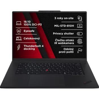 Notebook Notebook Lenovo ThinkPad P1 Gen 7 Black