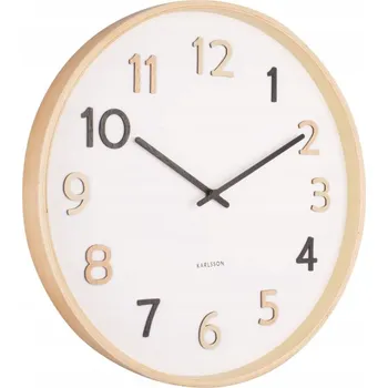 Hodiny Nástěnné hodiny Karlsson hnědé 40 cm