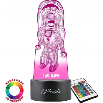 Lampička Plexido vícebarevná Noční lampa