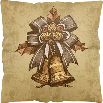 Povlak na dekorativní polštářek DEKORAČNÍ POVLEČENÍ NA POLŠTÁŘEK VÁNOČNÍ MOTIV 40x40 cm - POVLEK NA POLŠTÁŘEK S VÁNOČNÍM VZOREM DÁREK