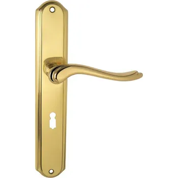 MPK - ROMEO - SO BB otvor pro klíč, klika/klika, 72 mm OLV - Mosaz leštěná lakovaná