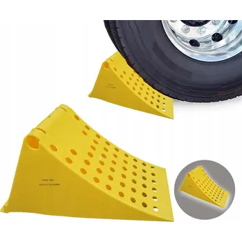 Zajišťovací klín kola KLÍN POD KOLA SILNÝ 470X200X230 BEZPEČNOSTNÍ