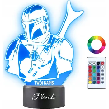 Lampička Plexido vícebarevná Noční lampa