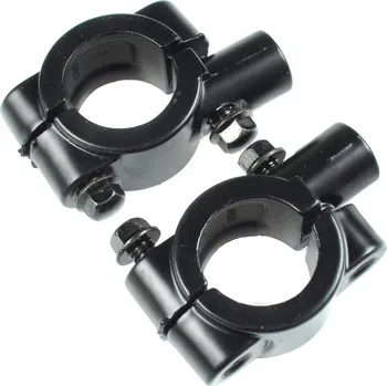 Zrcátko pro motocykl 2x Držák / Upevnění Objímka M10 Pravý Závit Zrcátka Řidítek 22mm