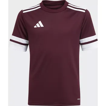 Dětský fotbalový dres adidas Squadra 25 bordo/bílá (116)