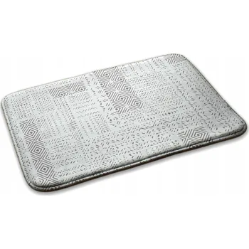 Koberec Měkký Protiskluzový Kobereček Běhoun do Kuchyně Geometrický Vzor 75x45 cm