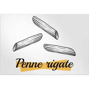 Koberec Módní kuchyňský koberec Makaron penne rigate 90x60 cm