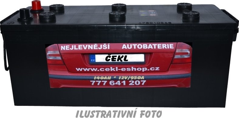 Autobaterie AKU AK1400 12V 140Ah 950A