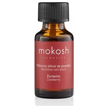 Přípravek na nehty Mokosh Vyživující elixír na nehty Brusinky, 10 ml