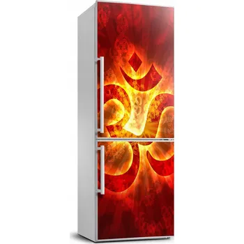 Fototapeta Samolepicí fototapeta na ledničku Hořící symbol Om