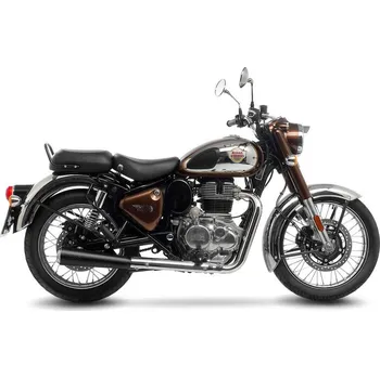 Výfuk pro motocykl Mezisvod pro odstranění katu LeoVince ROYAL ENFIELD CLASSIC 350 2021 - 2024 CAT ELIMINATOR (LINK PIPE)