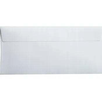 Obálka Obálky s žebrováním DL HK Design bílé 5 ks