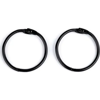 Rozpojovací / knihařský kroužek Varianta: 5 (Ø45 mm) černý lak, Balení: 20 ks