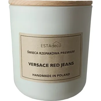 Svíčka Řepková vonná svíčka Versace Red Jeans ESTAdeco 1 ks