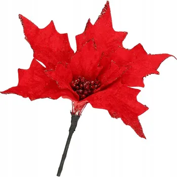 Vánoční dekorace KVĚTY VÁNOČNÍ HVĚZDY NA STROMEČEK A K ARANŽOVÁNÍ