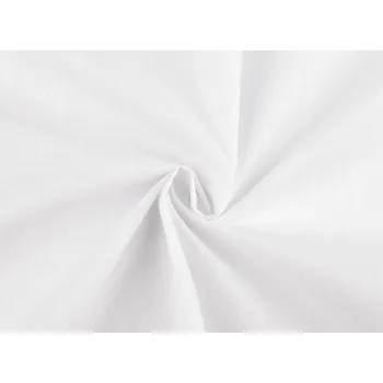 Bavlněná látka / plátno jednobarvená šíře 220 cm Varianta: bílá, Balení: 1 m