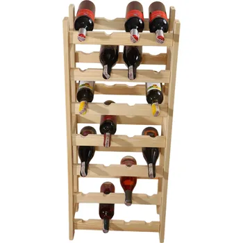 Stojan na víno Regál, stojan na víno pro 28 lahví (4x7), výrobce