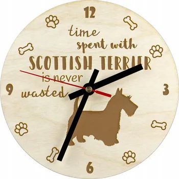 Hodiny Nástěnné hodiny Art-Dog béžové 30 cm