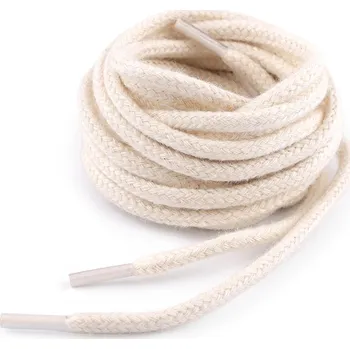 Tkaničky do bot Bavlněné tkaničky do bot, tenisek, mikin délka 120 cm Varianta: 2 režná světlá, Balení: 10 ks