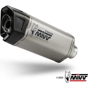 Výfuk pro motocykl Moto výfuk MIVV SR-1 TITANIUM TRIUMPH SPEED TRIPLE 1200 RR / RS 2021 - 2023