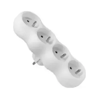 Prodlužovací kabel Rozbočka Konnoc DX-F B04, 4x kulatá v řadě