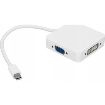 Video kabel AV adaptér PAWONIK Adaptér Mini DisplayPort na HDMI VGA DVI Thunderbo