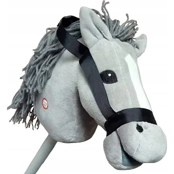 Hobby horsing HLAVA KONĚ NA TYČI HOBBY HORSE ZVUK PLYŠOVÁ MEGADIDI