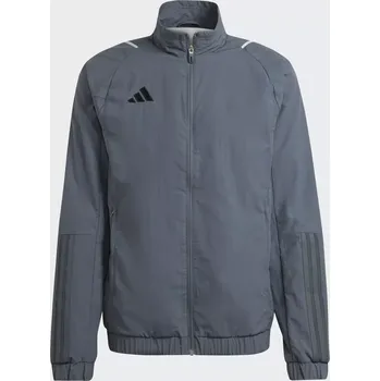 Fotbalová vycházková bunda adidas Tiro 23 C PRE šedá