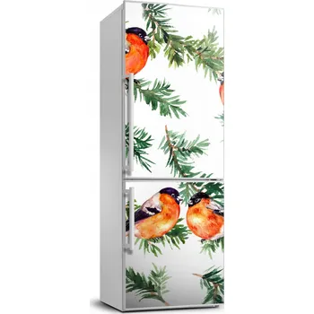 Fototapeta Samolepka na lednici - liška rezavá a jehličnany 70x190 cm